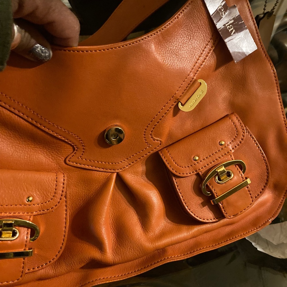 Charles David Handbag orange color brand new